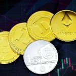 An image of coins representing Bitcoin and Ethereum.