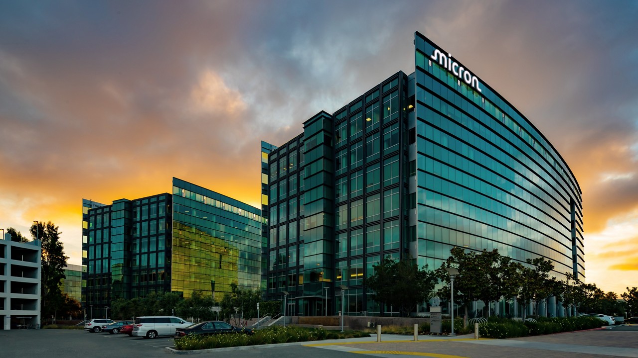 A photo of Micron Technology's office in San Jose.